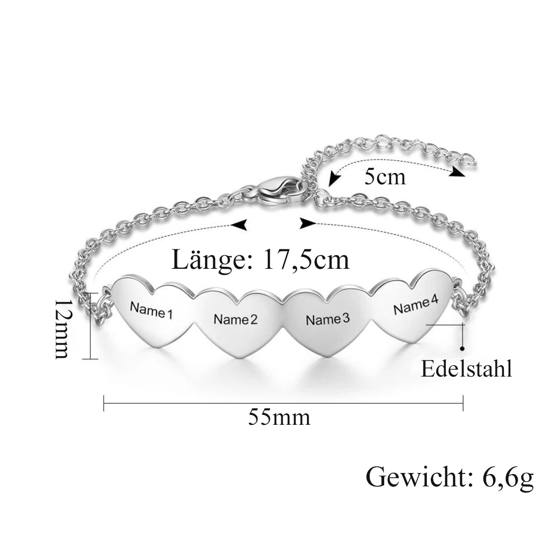 Herz-Armband