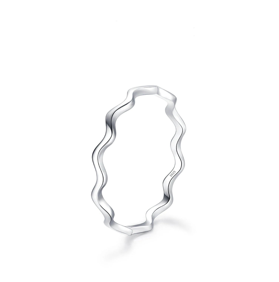 Minimalistischer Wellenring