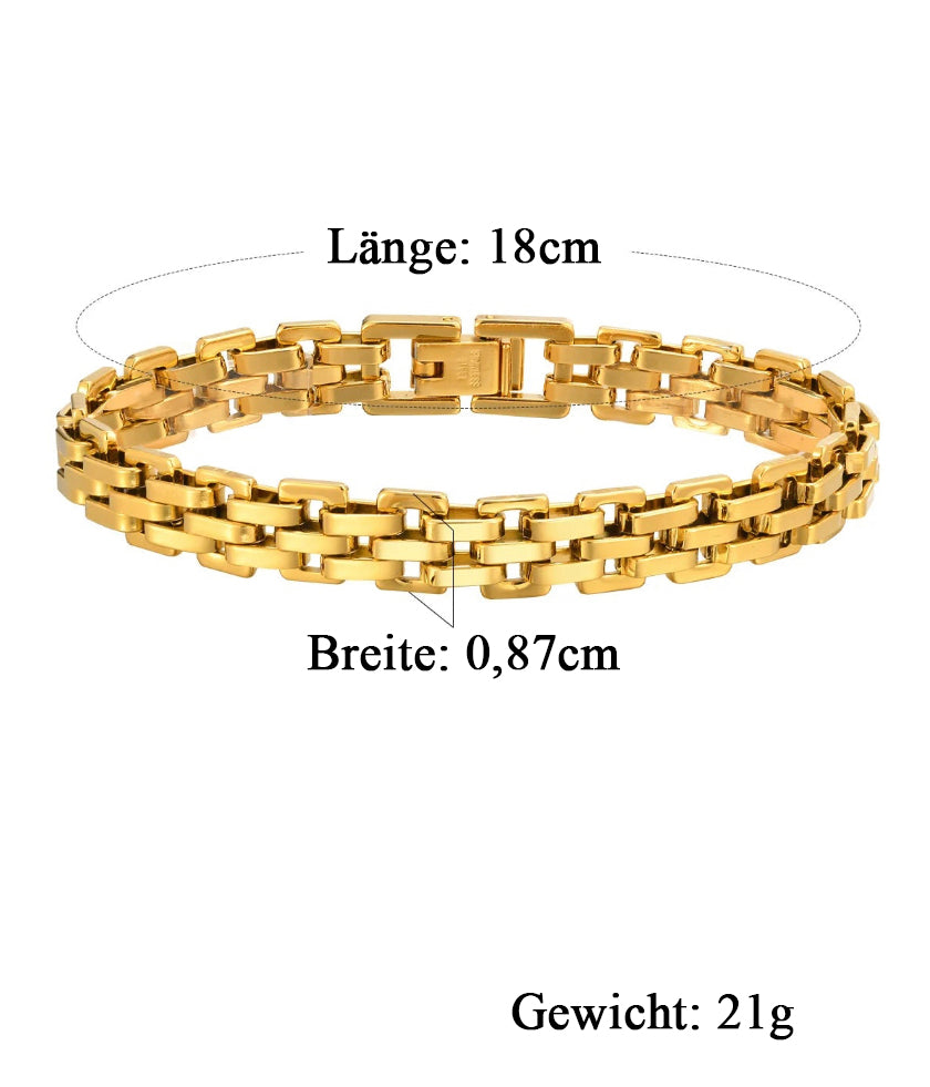 Goldketten Armband