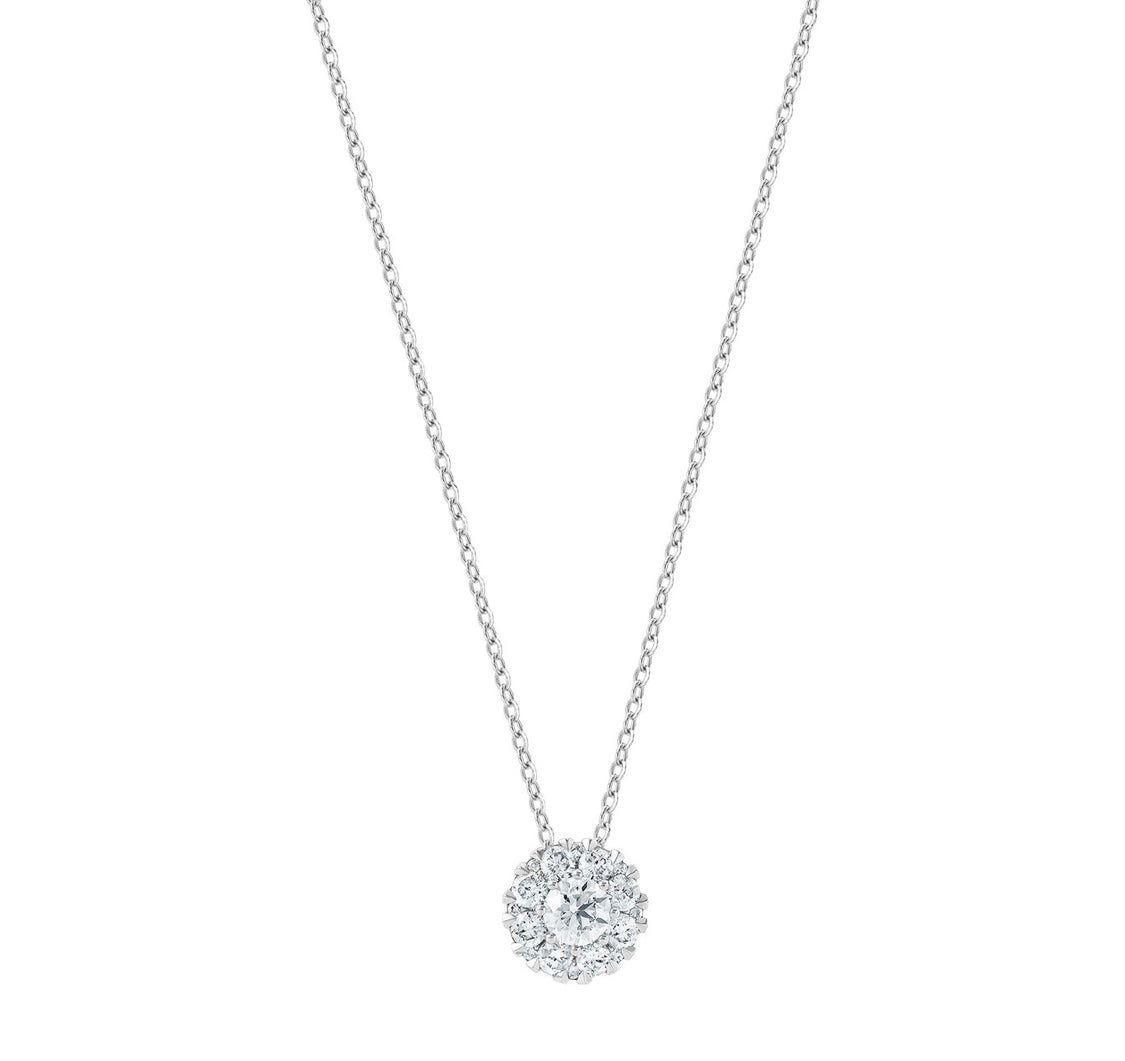 Diamant Kette 585er Gelbgold