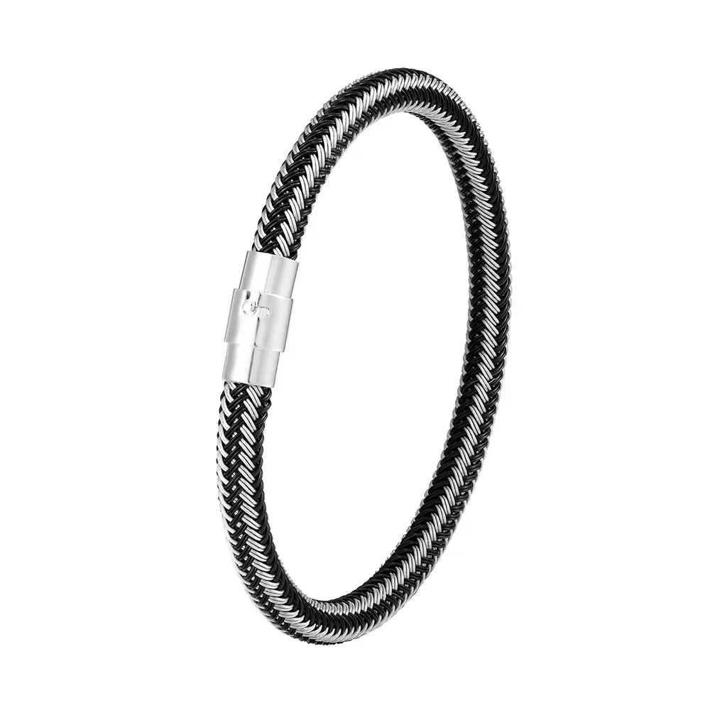 Schlichtes Edelstahl Armband in modernen Look