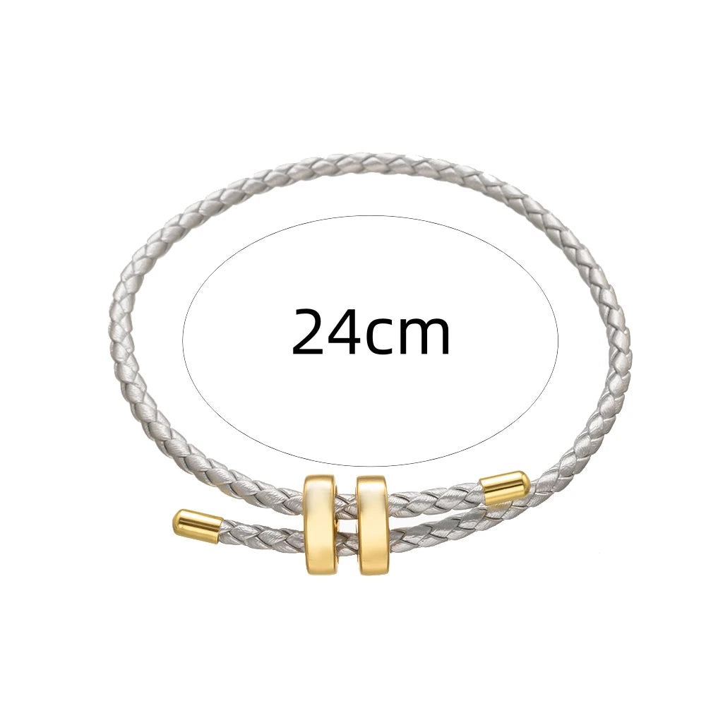 Bunte Retro H-Armbänder in Seiloptik