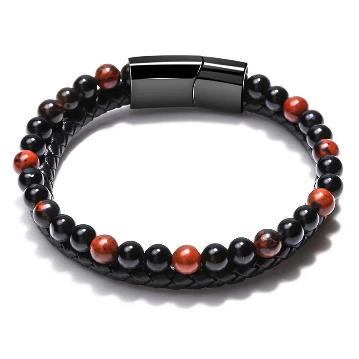 Mattes Armband in Tigeroptik