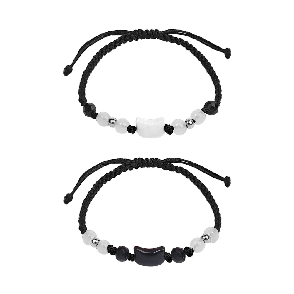Katzenarmband mit süssen Steinen