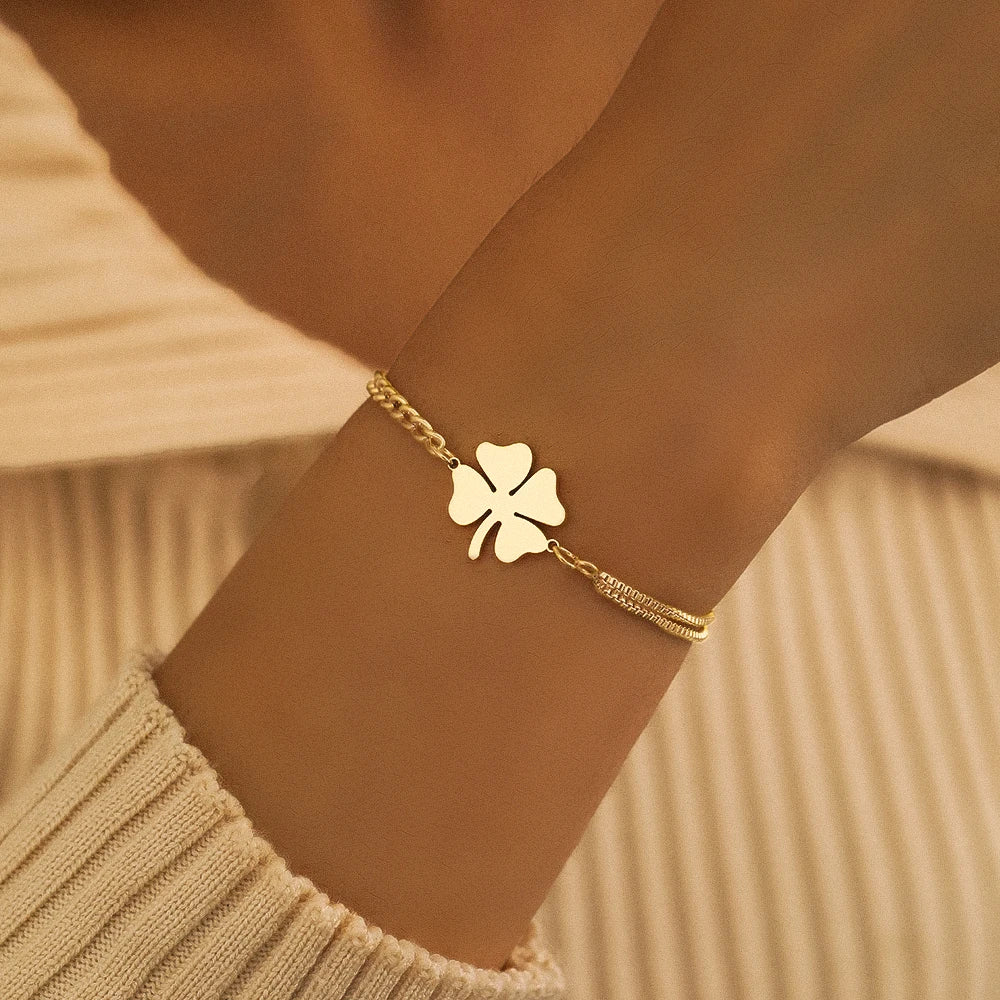 Glücksklee Armband für den Charmanten Look