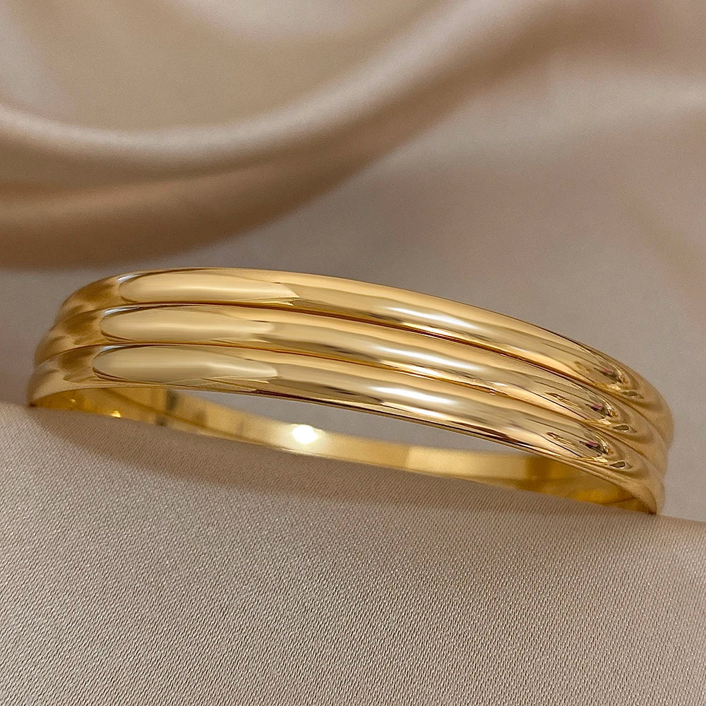 Goldarmband 3er Set