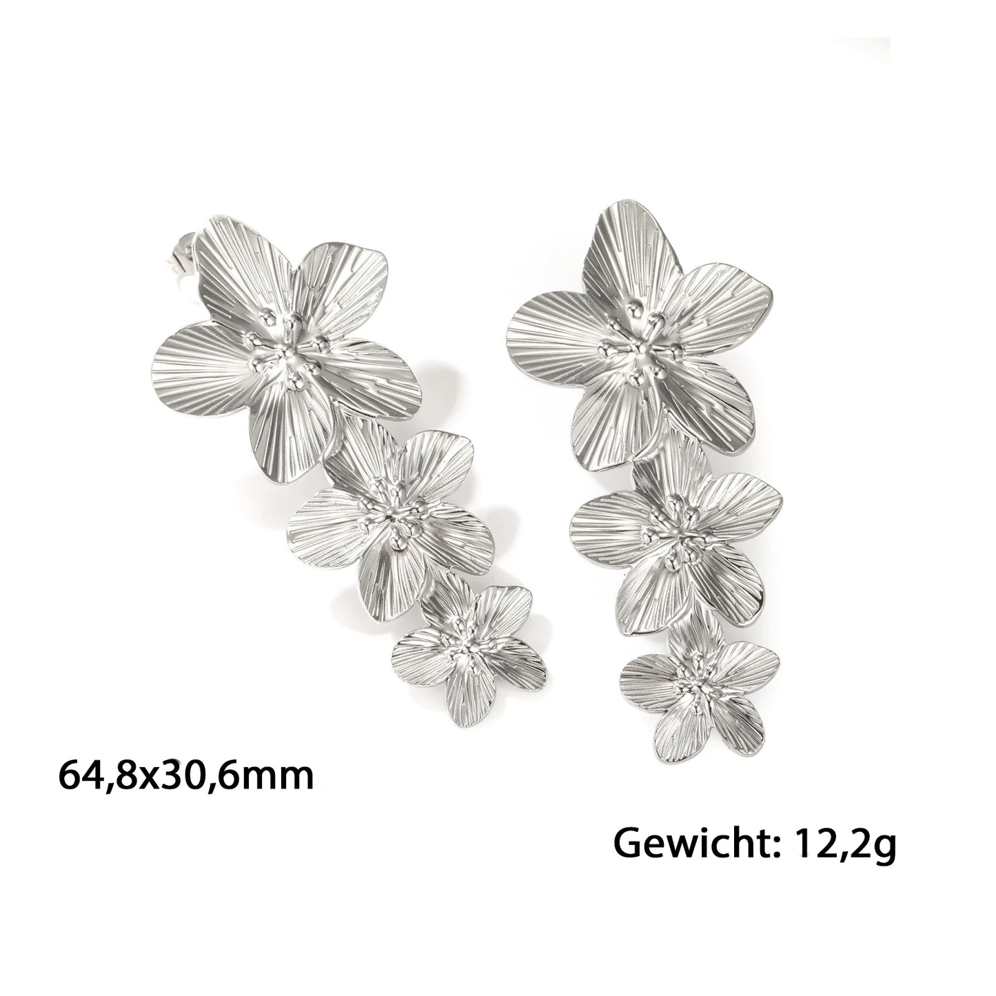 Blumen Ohrring