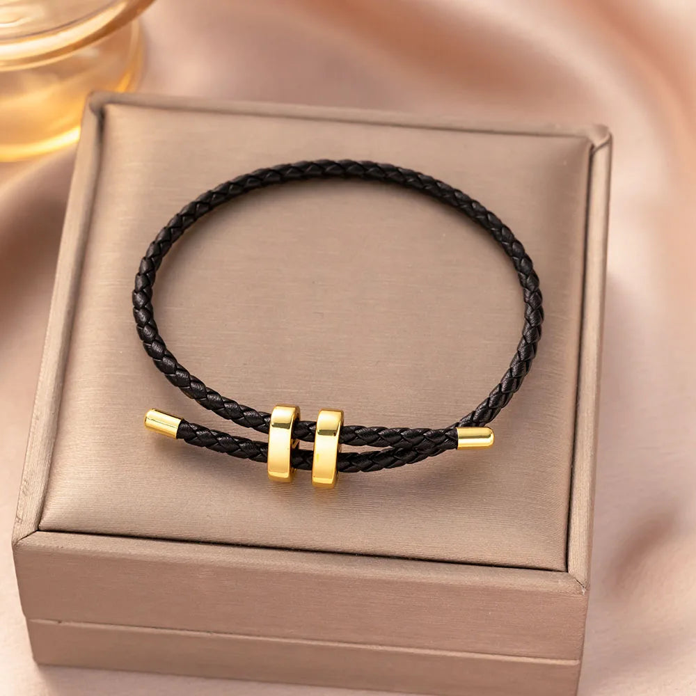 Bunte Retro H-Armbänder in Seiloptik