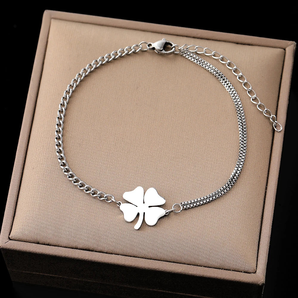Glücksklee Armband für den Charmanten Look
