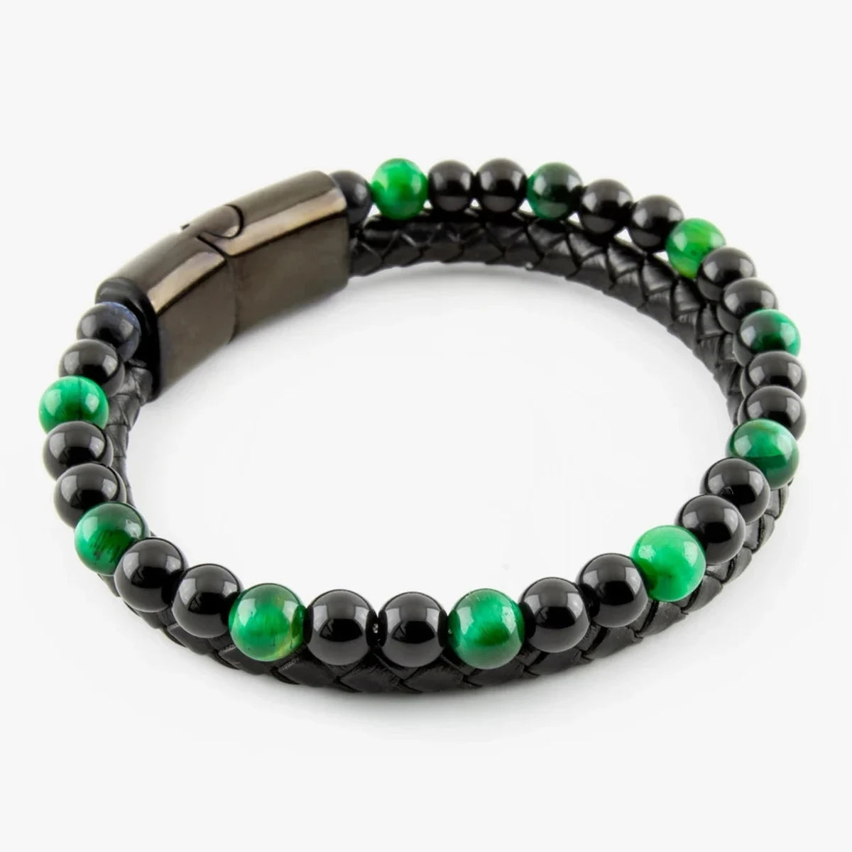 Mattes Armband in Tigeroptik