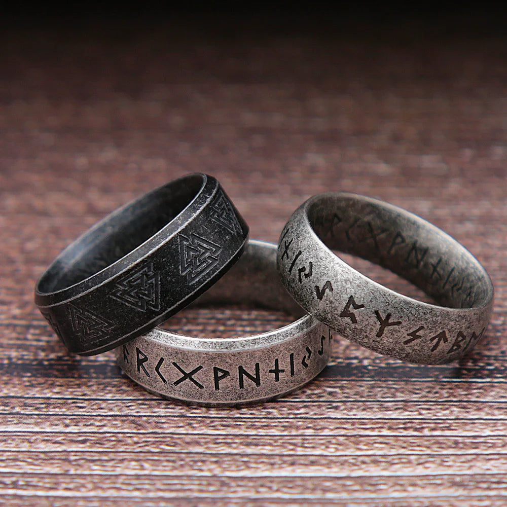 Retro Wikinger Ringe