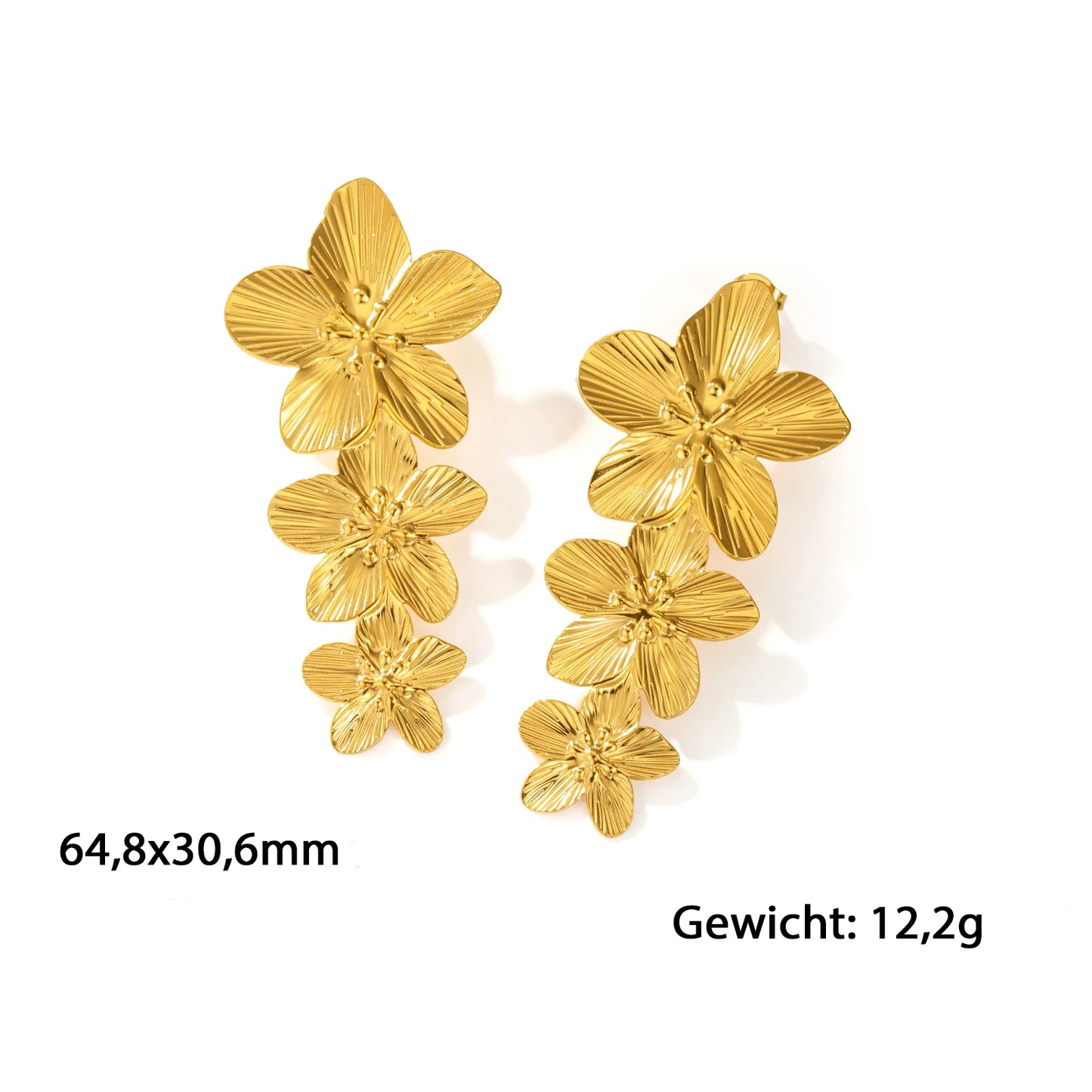 Blumen Ohrring