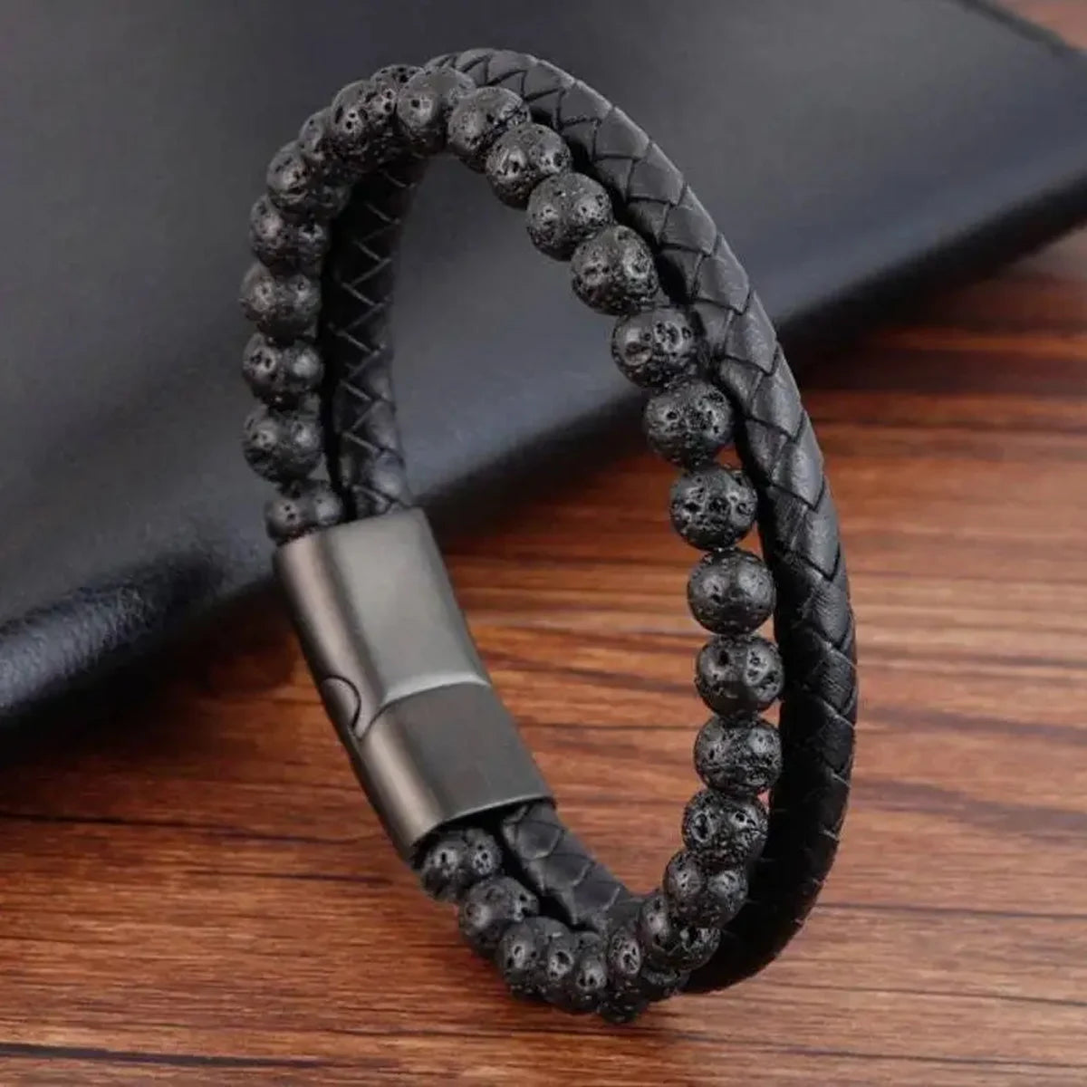 Mattes Armband in Tigeroptik