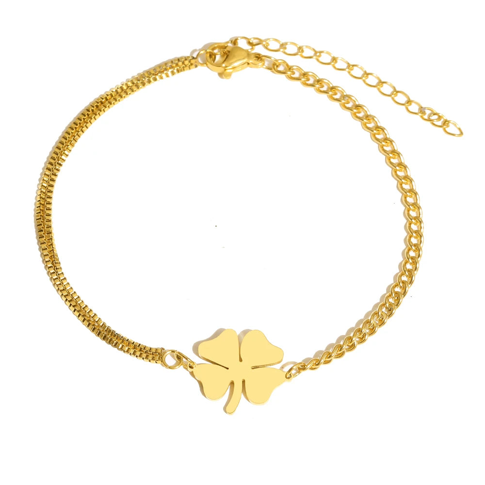 Glücksklee Armband für den Charmanten Look