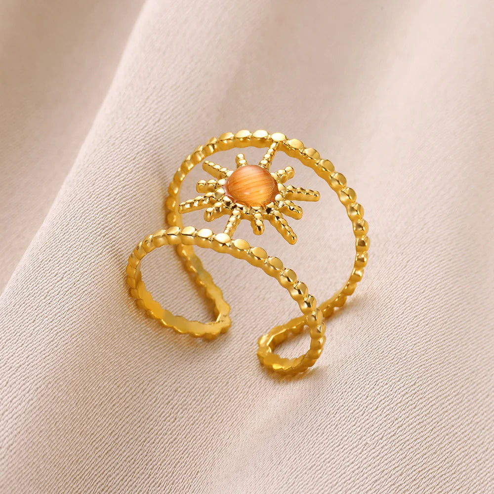 Sonnenopal Ring