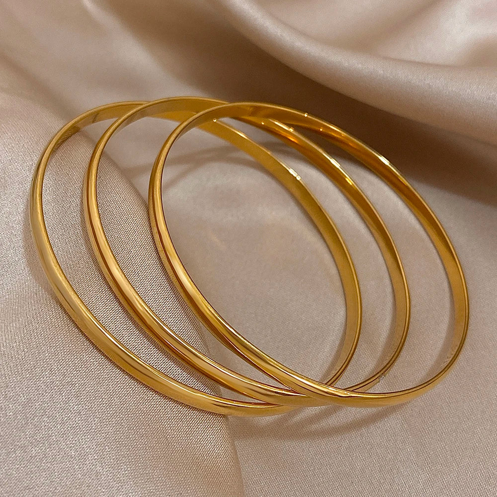 Goldarmband 3er Set