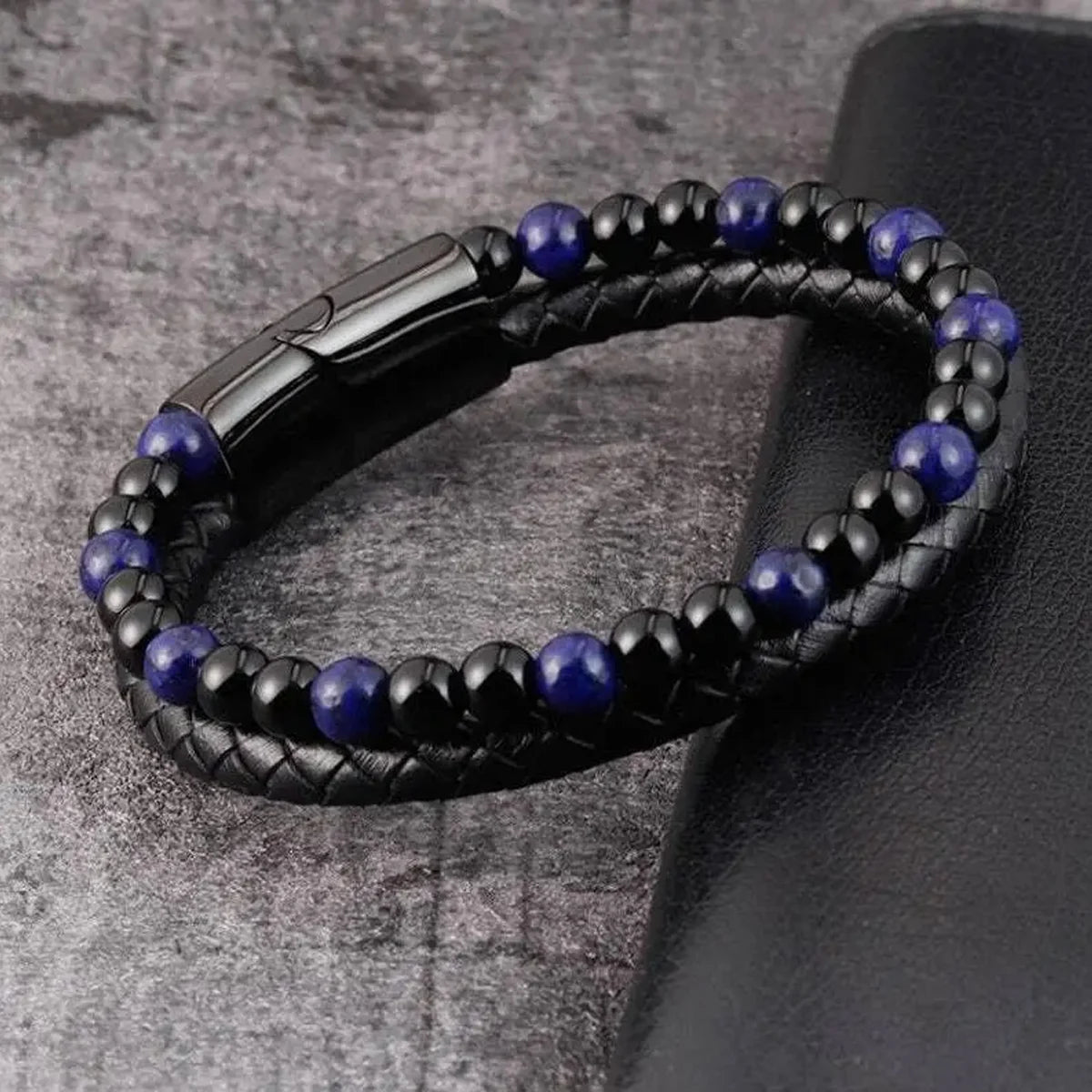 Mattes Armband in Tigeroptik