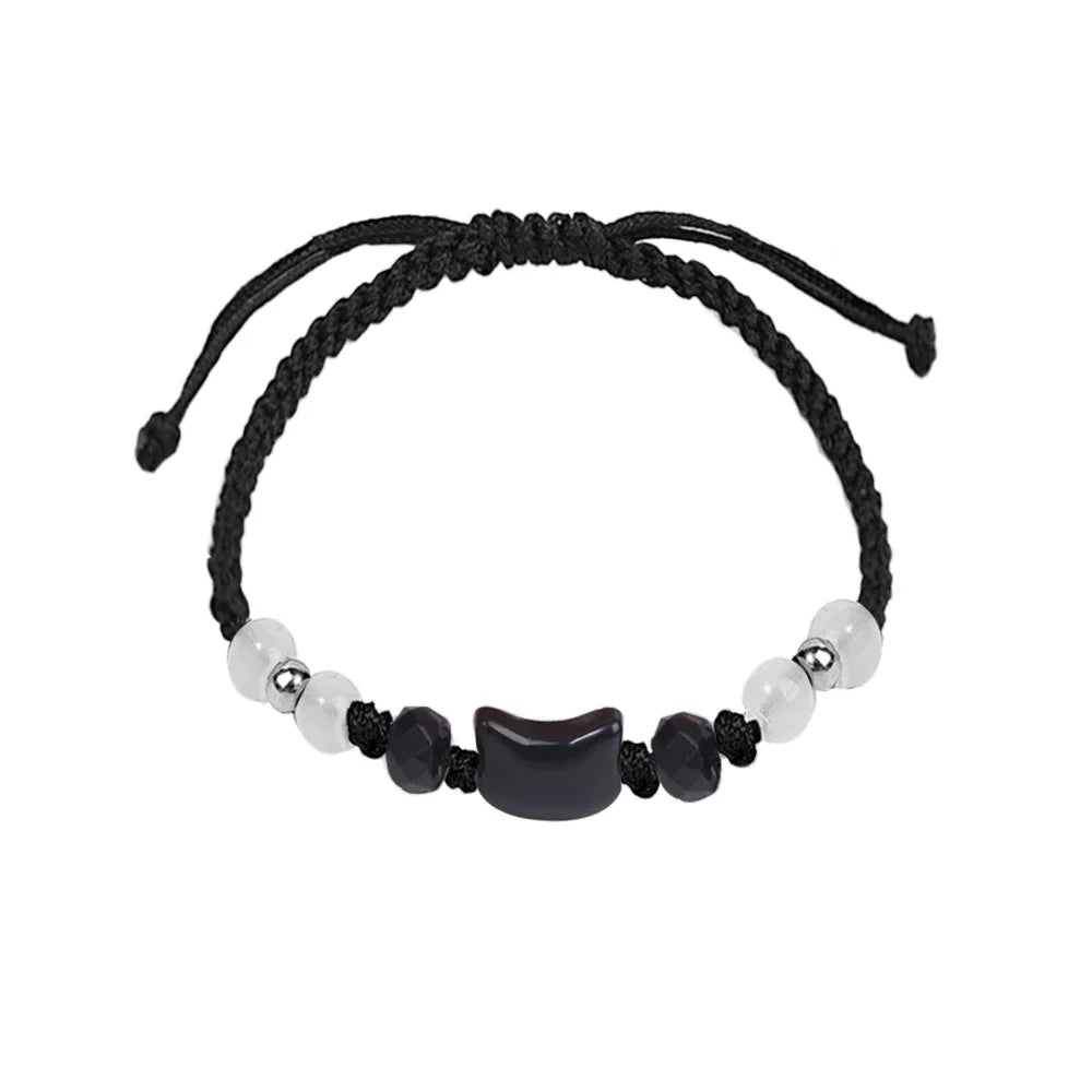 Katzenarmband mit süssen Steinen