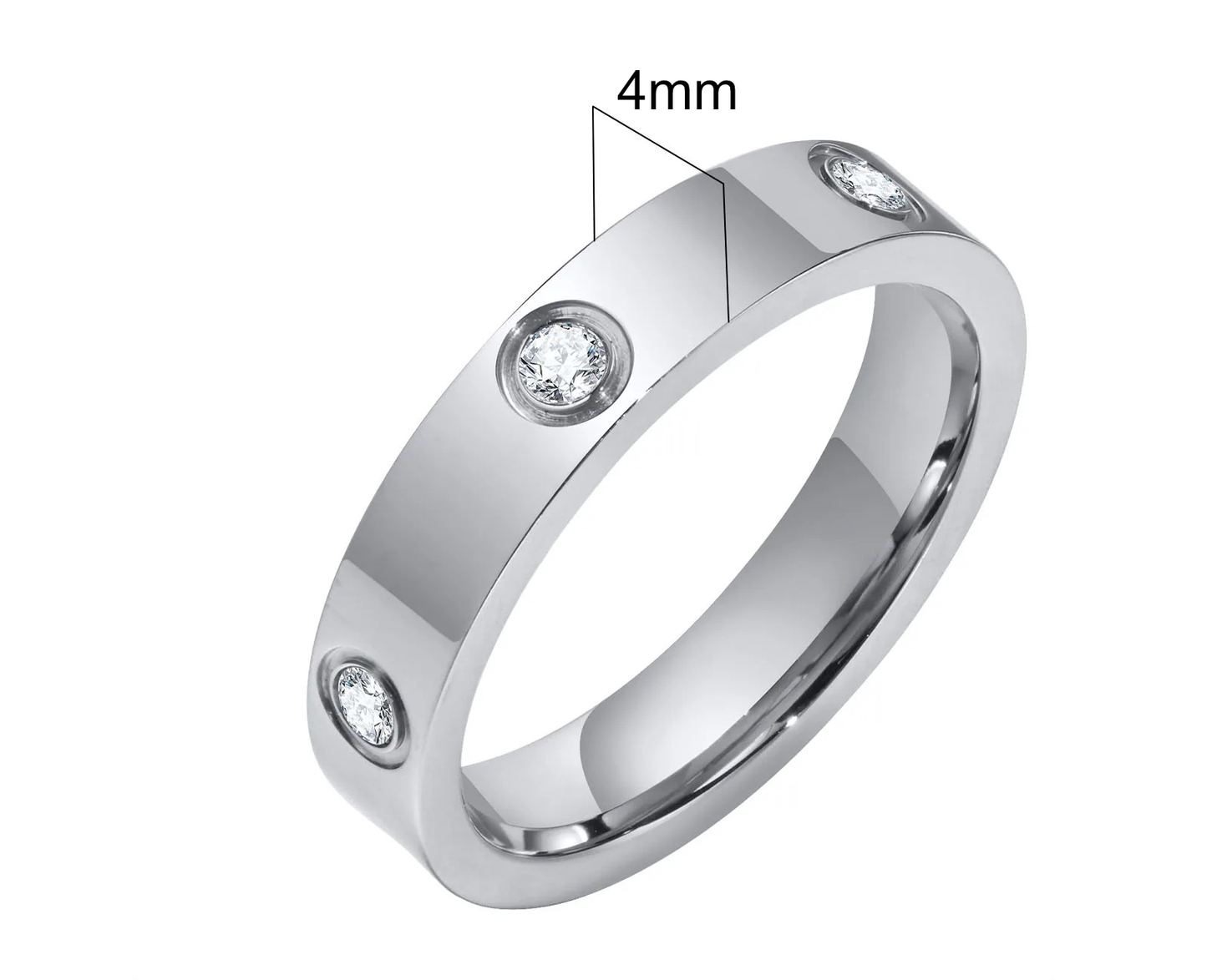 Ring mit Zirkonia