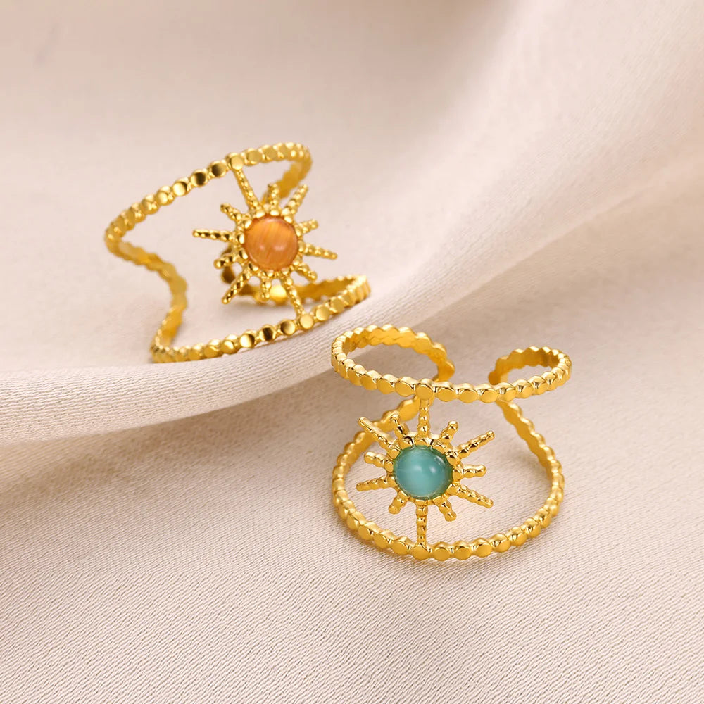 Sonnenopal Ring