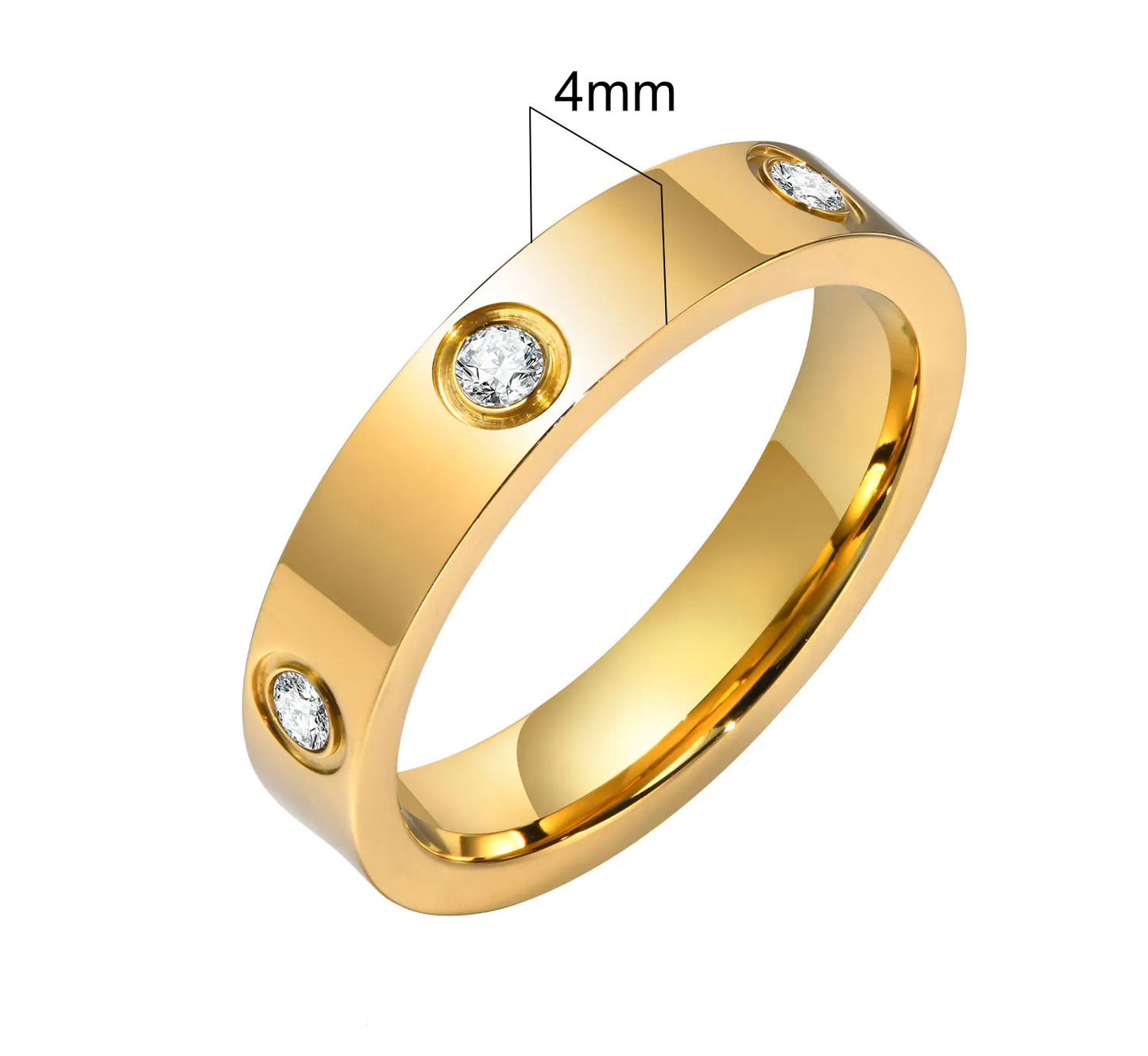 Ring mit Zirkonia