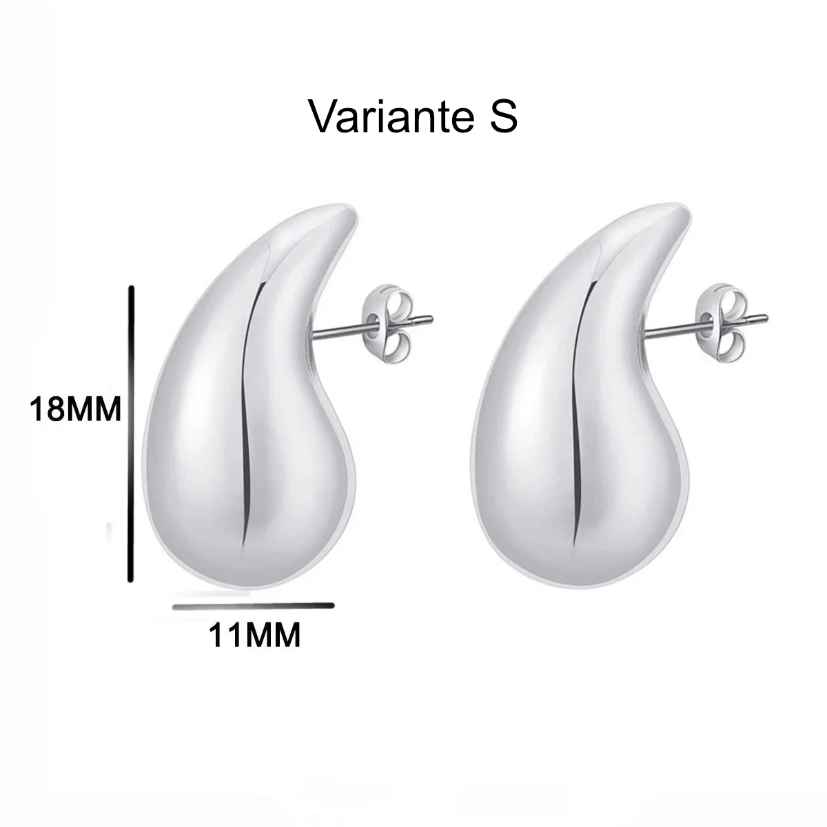 Tropfen Ohrring 925 Silber