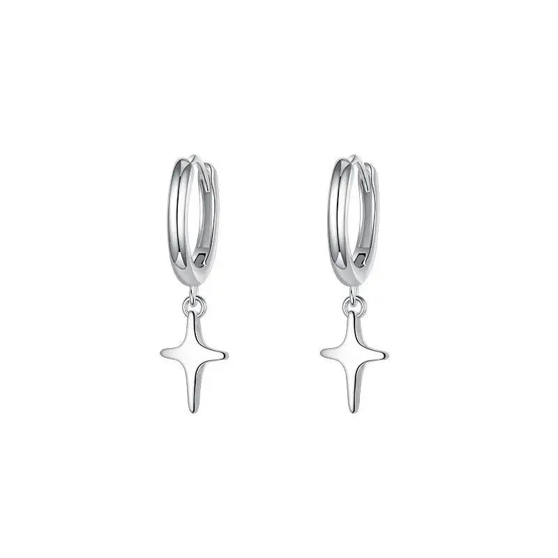 Star Ohrring 925 Silber