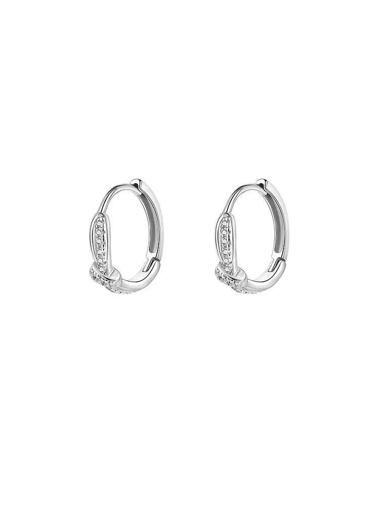 Zirkonia Creolen 925 Silber