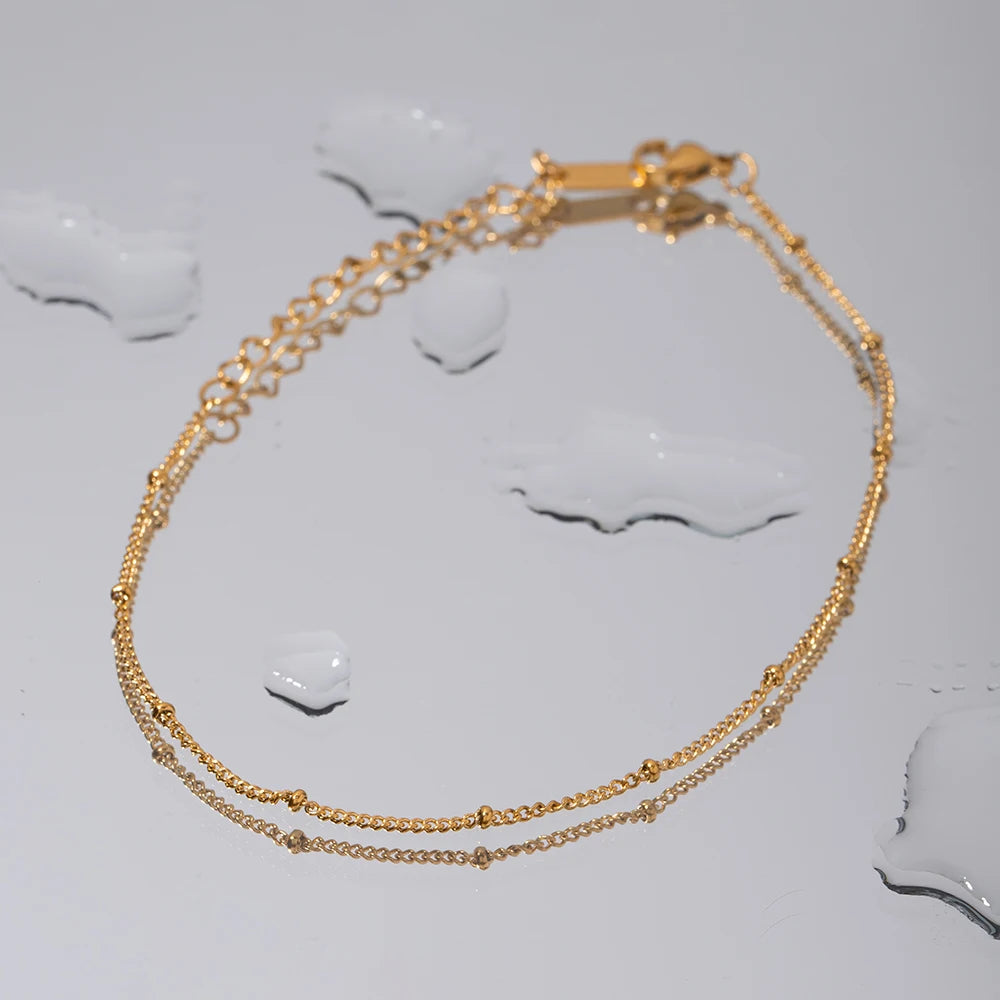 Perlen Fußkette