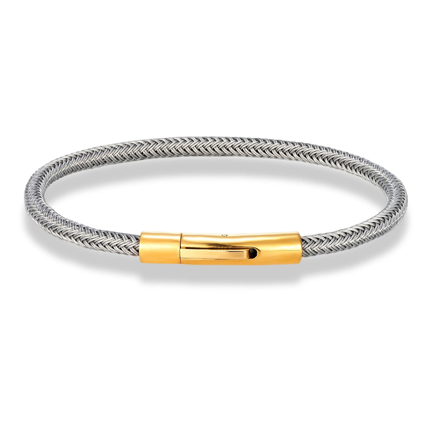 Schlichtes Edelstahl Armband in modernen Look