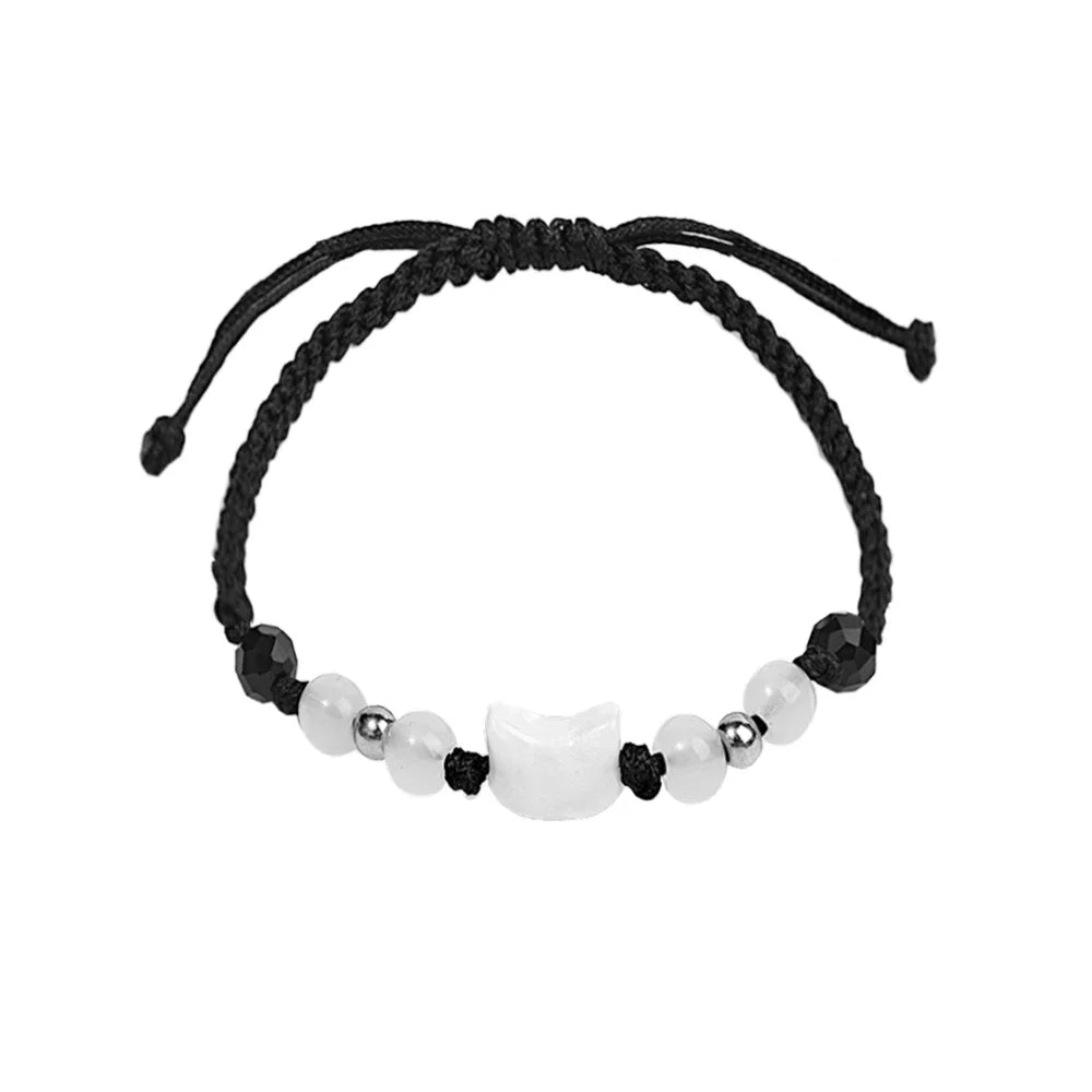 Katzenarmband mit süssen Steinen