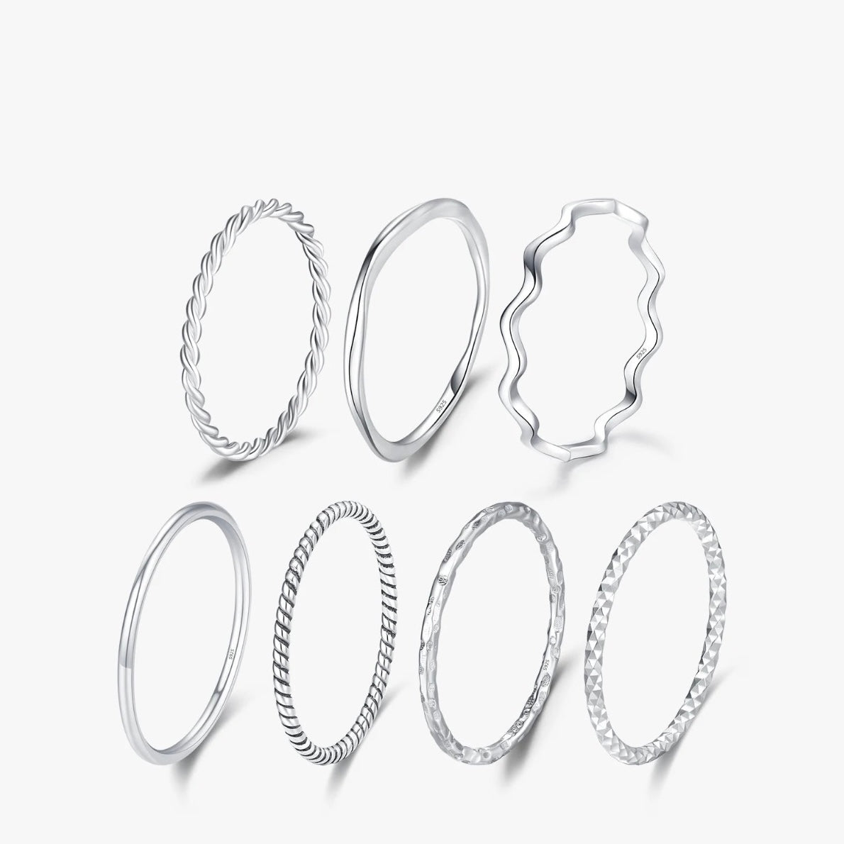 Minimalistischer Wellenring