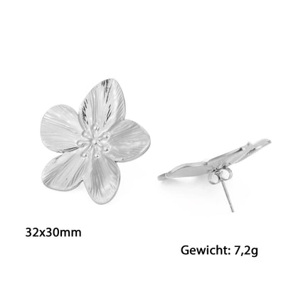 Blumen Ohrring