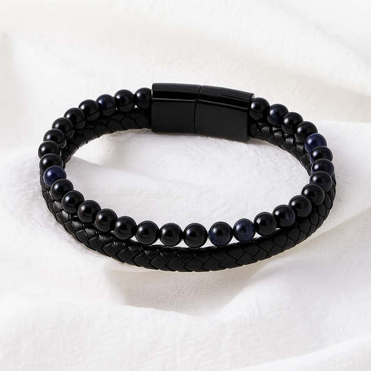 Mattes Armband in Tigeroptik