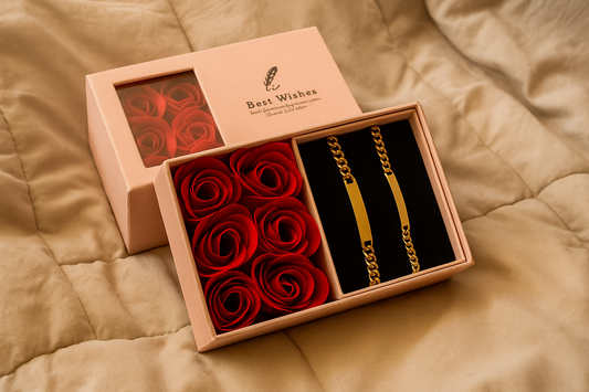 Premium Geschenkbox mit Rosen