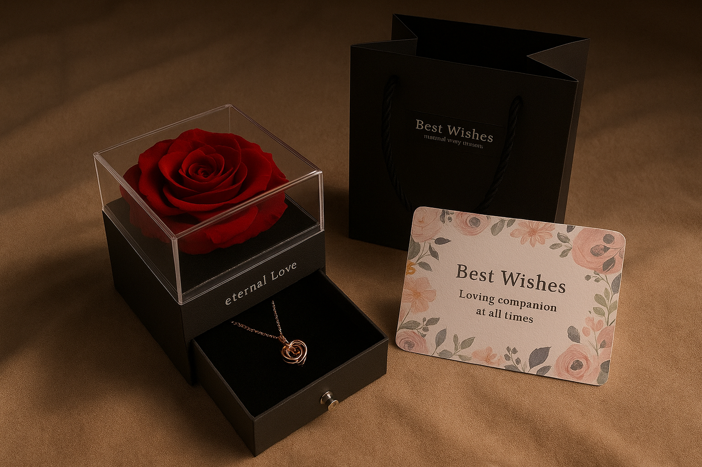 Premium Geschenkbox mit Fach
