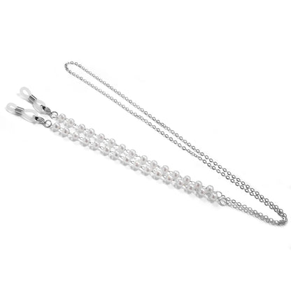 Brillenband mit Perlen