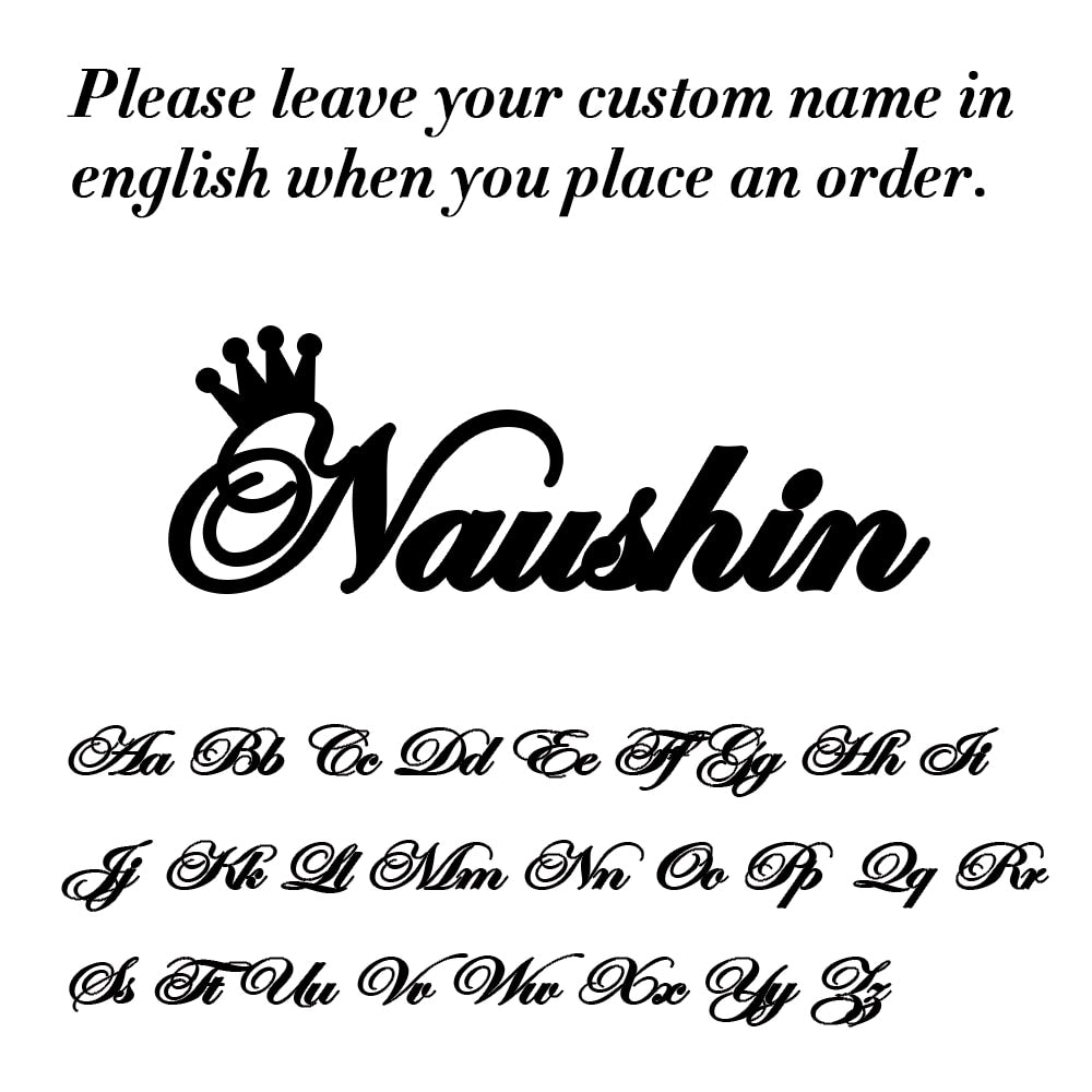 Namenshalskette mit gewünschten Namen