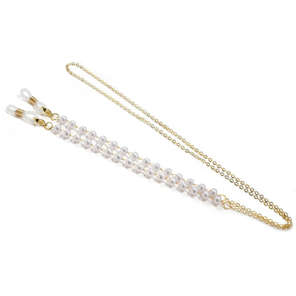 Brillenband mit Perlen