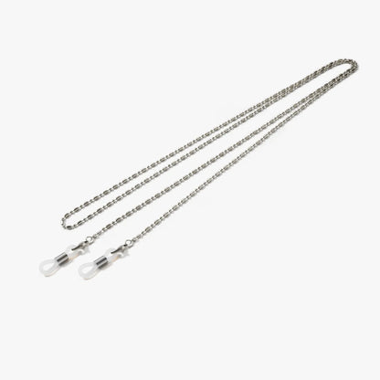 Brillenkette in Perlen & Linienkombination