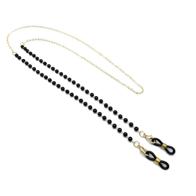 Brillenband mit Perlen