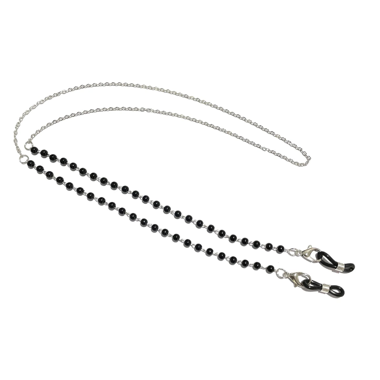 Brillenband mit Perlen