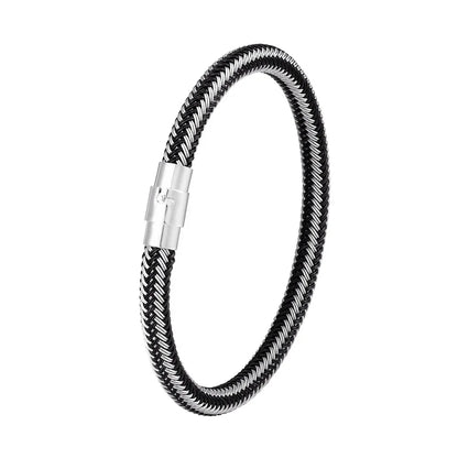 Schlichtes Edelstahl Armband in modernen Look