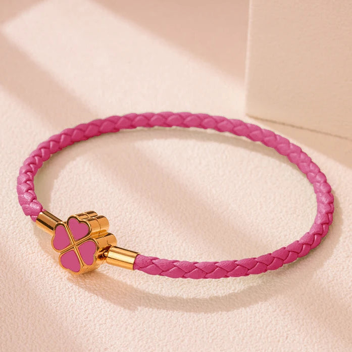 Kleeblatt-Seil Armband