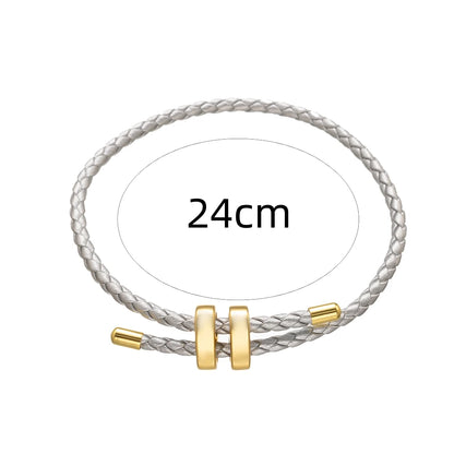 Bunte Retro H-Armbänder in Seiloptik