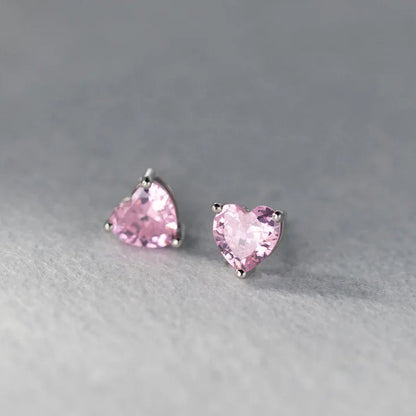 925 Sterling Silber Herz Ohrringe