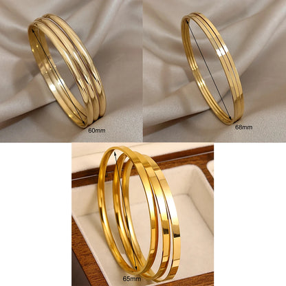 Goldarmband 3er Set