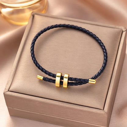 Bunte Retro H-Armbänder in Seiloptik