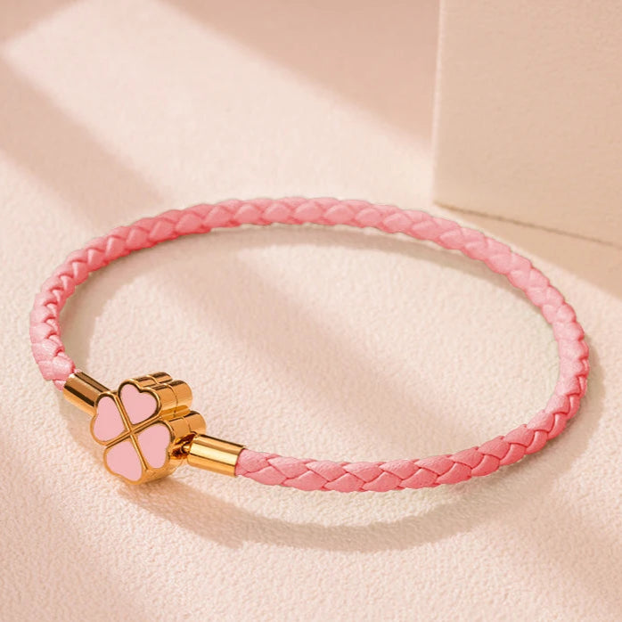 Kleeblatt-Seil Armband