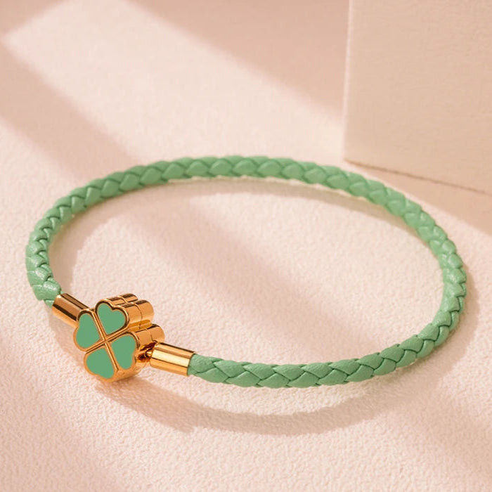 Kleeblatt-Seil Armband